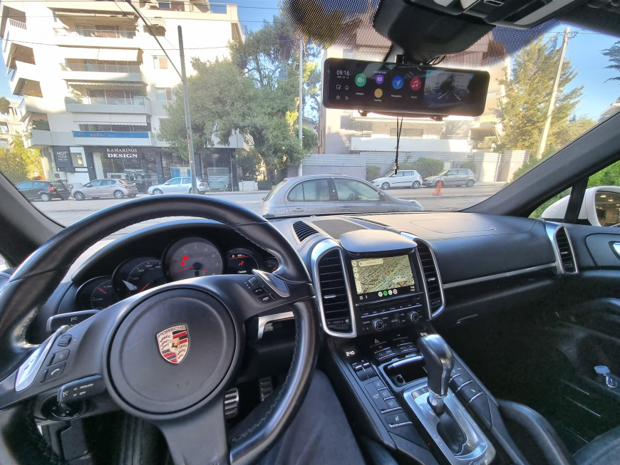 Εγκατάσταση Apple Car Play, Rear Camera σε Porsche Cayenne 9YA Hybrid.