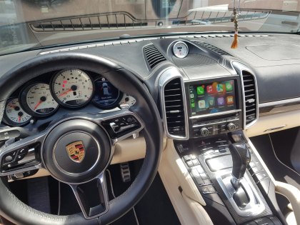 Εγκατάσταση Wireless Apple Car Play - Android Auto. Touch Screen σε Porsche Cayenne 958 Turbo S Magnum