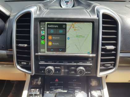 Εγκατάσταση Wireless Apple Car Play - Android Auto. Touch Screen σε Porsche Cayenne 958 Turbo S Magnum