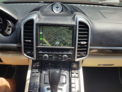 Εγκατάσταση Wireless Apple Car Play - Android Auto. Touch Screen σε Porsche Cayenne 958 Turbo S Magnum