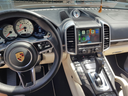 Εγκατάσταση Wireless Apple Car Play - Android Auto. Touch Screen σε Porsche Cayenne 958 Turbo S Magnum