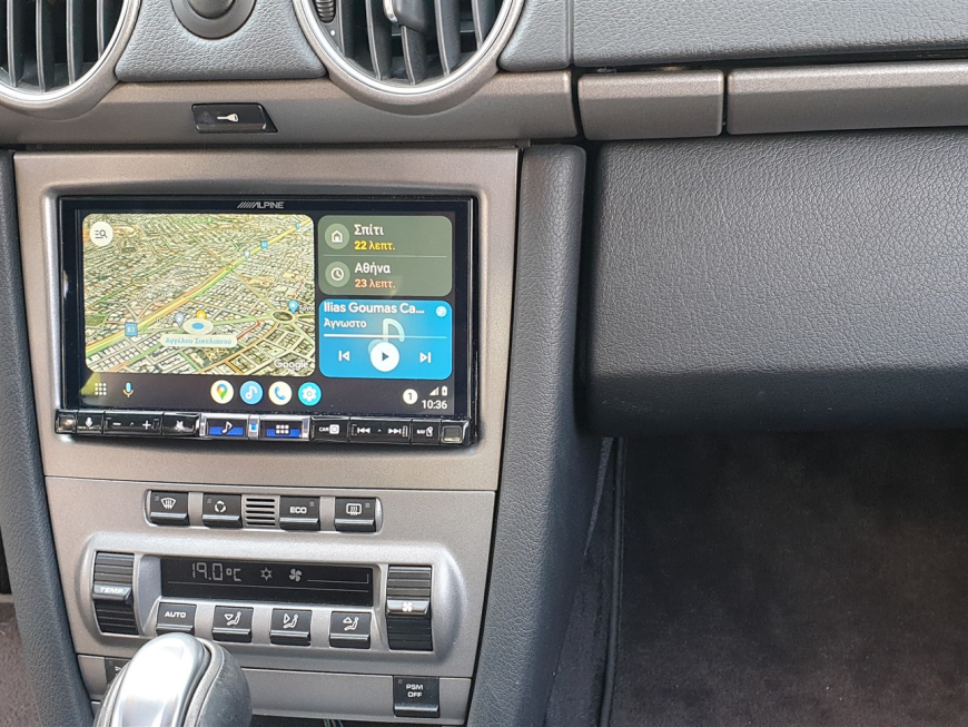 Εγκατάσταση . Alpine ILX 705D σε Porsche Cayman 987 S.