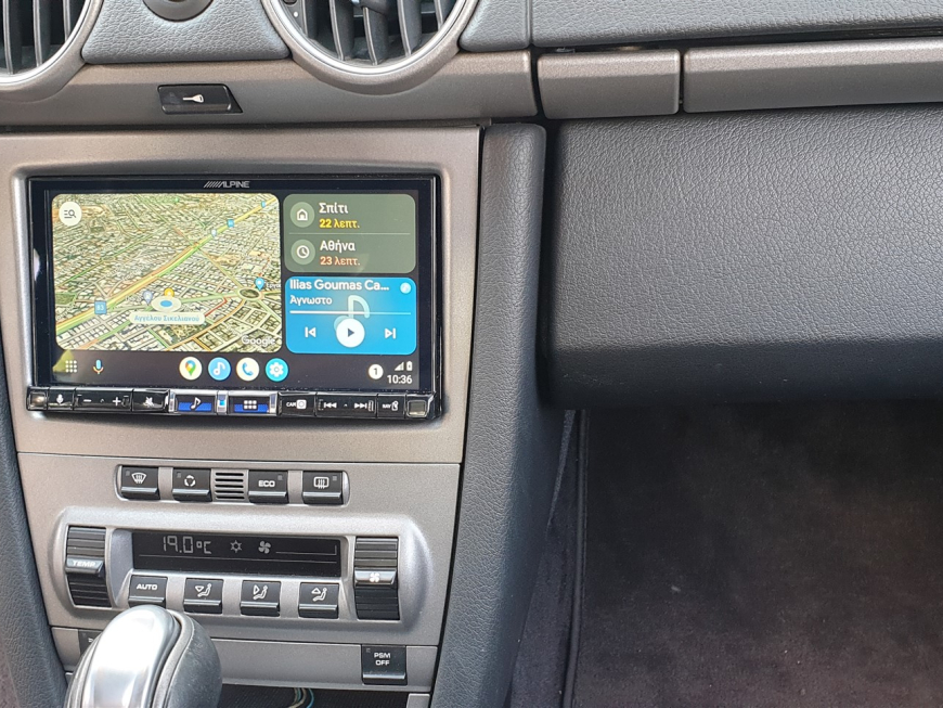 Εγκατάσταση . Alpine ILX 705D σε Porsche Cayman 987 S.