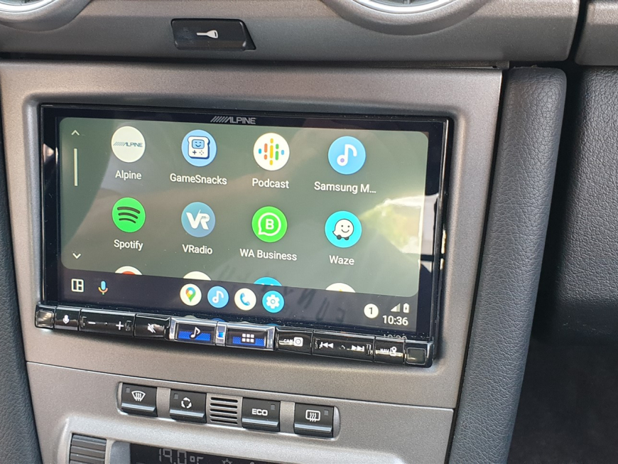 Εγκατάσταση . Alpine ILX 705D σε Porsche Cayman 987 S.