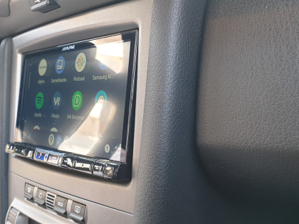 Εγκατάσταση . Alpine ILX 705D σε Porsche Cayman 987 S.