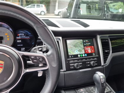 Εγκατασταση Apple Car Play, Android Auto σε Porsche Macan 95B.