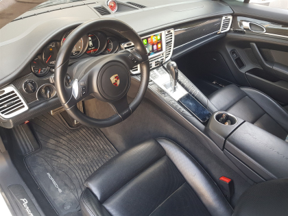 Εγκατάσταση Apple Car Play, Android Auto Wireless,  Touch Screen, Mirrolink, Media Player σε Porsche Panamera 970. 