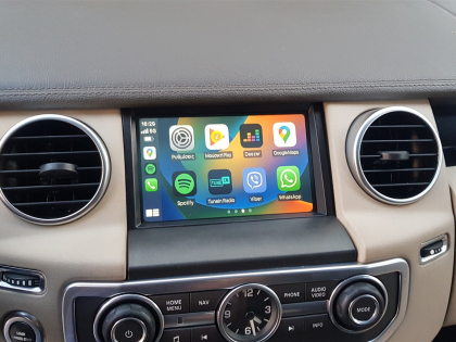Εγκατάσταση  Apple Car Play Unique Auto σε Range Rover Discovery 4.