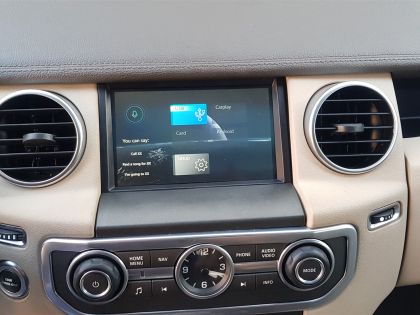 Εγκατάσταση  Apple Car Play Unique Auto σε Range Rover Discovery 4.