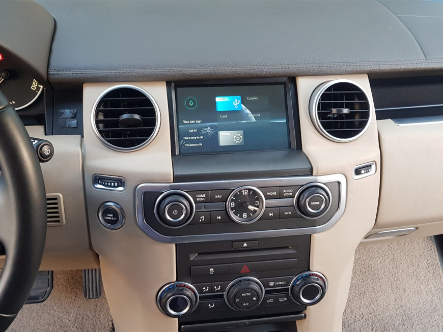 Εγκατάσταση  Apple Car Play Unique Auto σε Range Rover Discovery 4.