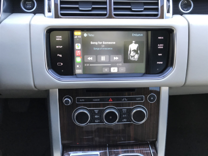 Εγκατάσταση Wireless Apple CarPlay & Android Auto στην Εργοστασιακή Οθόνη σε Range Rover L405.