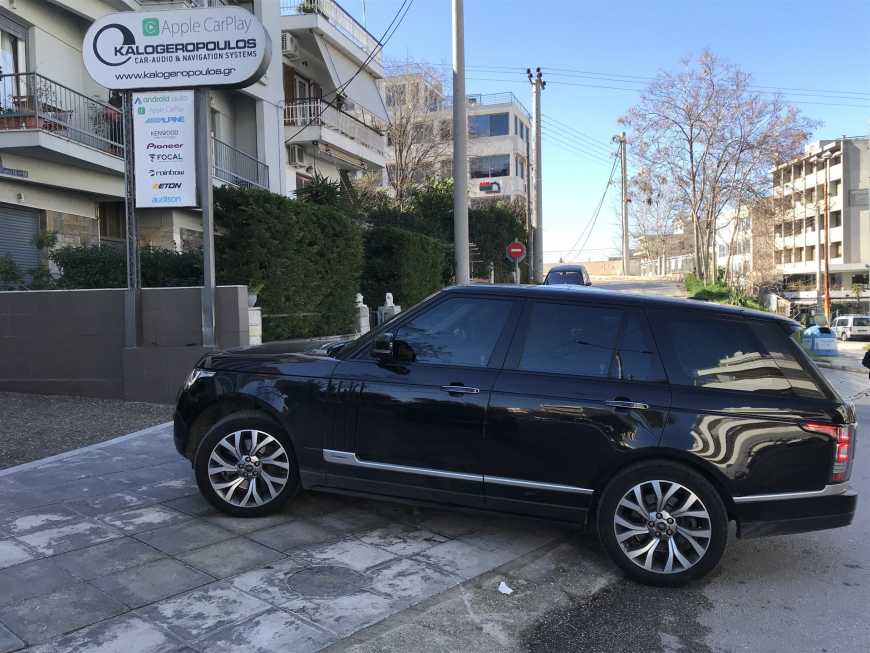 Εγκατάσταση Wireless Apple CarPlay & Android Auto στην Εργοστασιακή Οθόνη σε Range Rover L405.