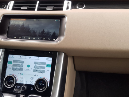 Εγκατάσταση Climate Lcd Control σε Range Rover Sport. 