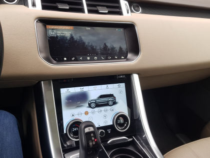 Εγκατάσταση Climate Lcd Control σε Range Rover Sport. 