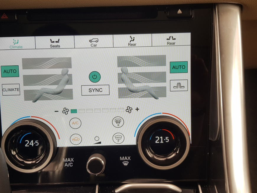 Εγκατάσταση Climate Lcd Control σε Range Rover Sport. 