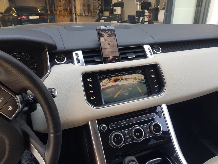 Εγκατάσταση Unique Auto Apple CarPlay & Android Auto Wireless σε Range Rover Sport HSE