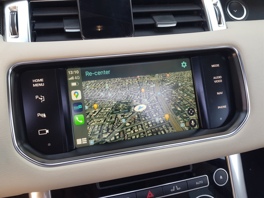 Εγκατάσταση Unique Auto Apple CarPlay & Android Auto Wireless σε Range Rover Sport HSE