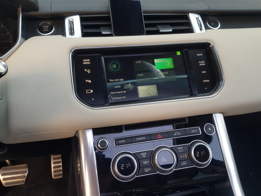 Εγκατάσταση Unique Auto Apple CarPlay & Android Auto Wireless σε Range Rover Sport HSE