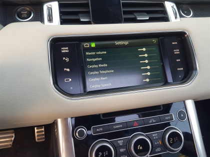 Εγκατάσταση Unique Auto Apple CarPlay & Android Auto Wireless σε Range Rover Sport HSE