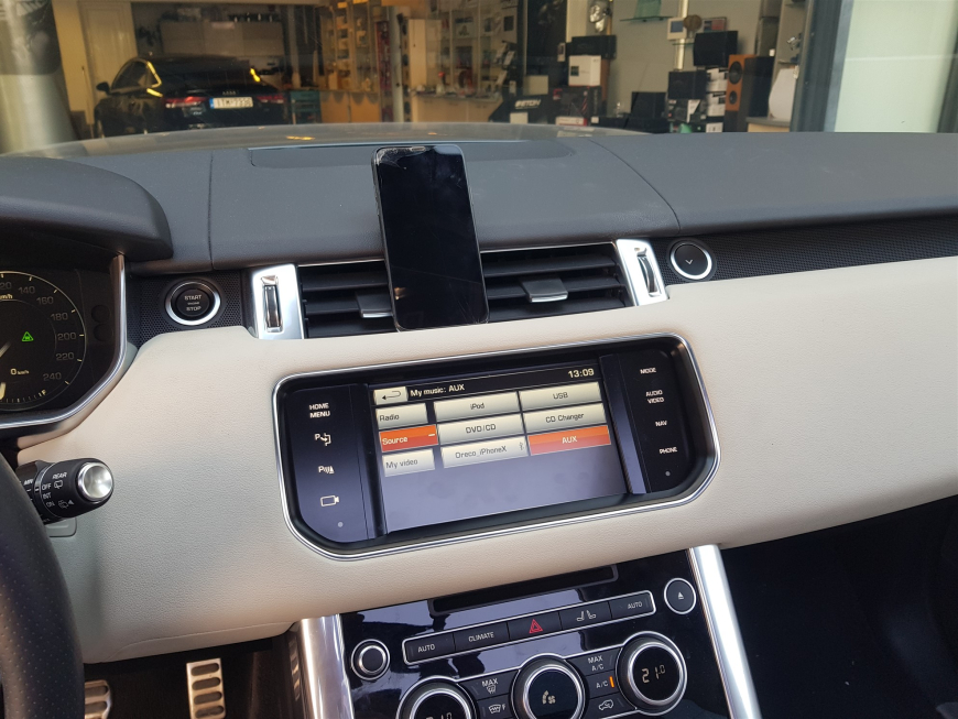 Εγκατάσταση Unique Auto Apple CarPlay & Android Auto Wireless σε Range Rover Sport HSE