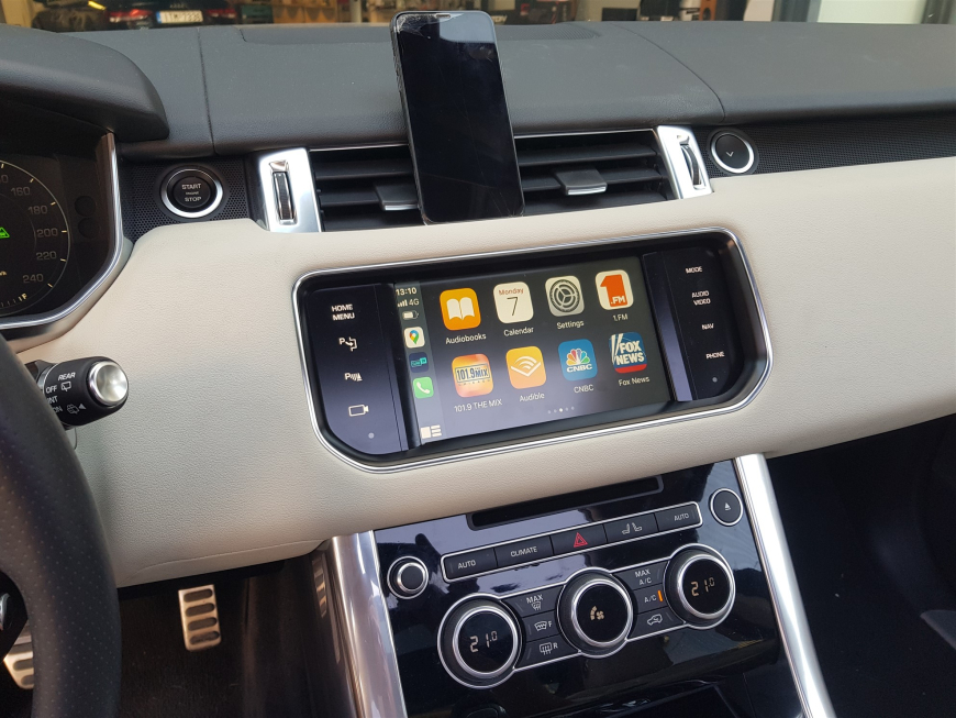 Εγκατάσταση Unique Auto Apple CarPlay & Android Auto Wireless σε Range Rover Sport HSE