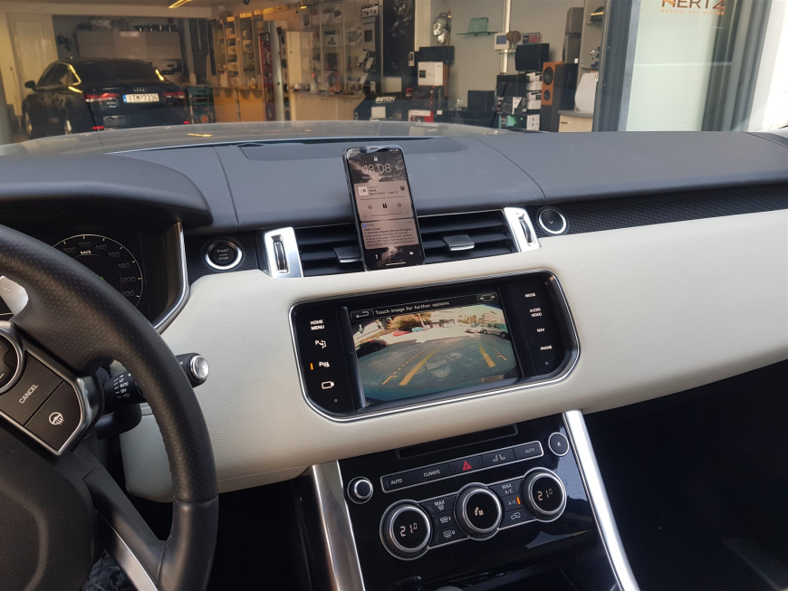 Εγκατάσταση Unique Auto Apple CarPlay & Android Auto Wireless σε Range Rover Sport HSE