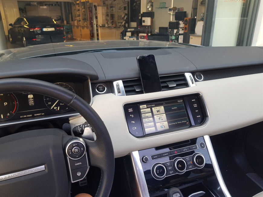 Εγκατάσταση Unique Auto Apple CarPlay & Android Auto Wireless σε Range Rover Sport HSE