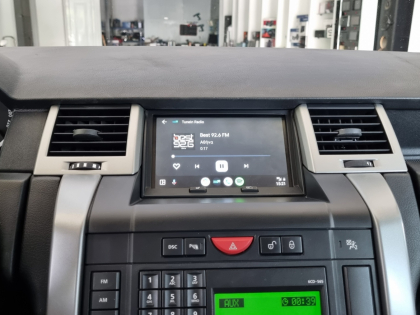 Εγκατάσταση Original Apple Car Play σε Range Rover Super Charged Sport L320.