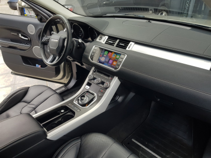 Εγκατάσταση Apple CarPlay και Android Auto στην εργοστασιακή οθόνη Range Rover Evoque 2016.