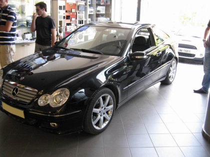 Εγκατάσταση Car Cinema και Navigation Kenwood DNX8220BT σε Mercedes SportsCoupe (W203).