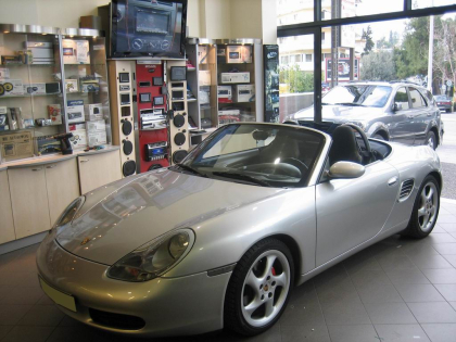 Εγκατάσταση Car Cinema Kenwood DDX-7029 σε Porsche Boxter. 