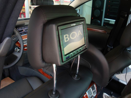 Εγκατάσταση Car Cinema με Boa σε Mercedes-Benz W221 S350.