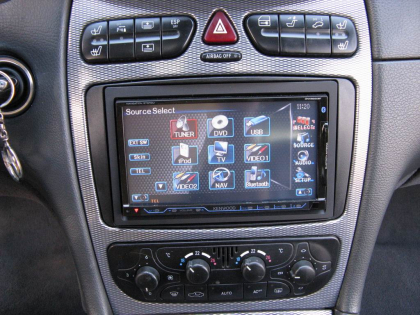 Εγκατάσταση Car Cinema και σύστημα πλοήγησης DNX8220BT σε Mercedes CLK 200 W208.