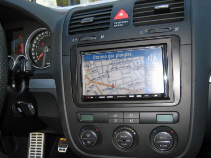 Εγκατάσταση Car Cinema Navigation Kenwood DNX7200 με ETON, AudioBank & Hertz σε Volkswagen Golf GTI