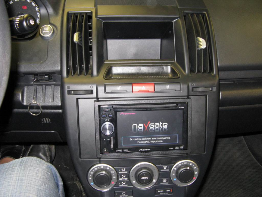 Εγκατάσταση NavGate Pioneer AVIC-F900BT Navigation & Car Cinema σε Land Rover Freelander 2.