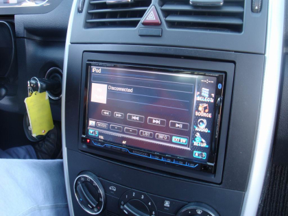 Εγκατάσταση Car Cinema & Navigation με κεντρική μονάδα Kenwood DDX8022BT και ενσωμάτωση Navibox σε Mercedes GL 500.