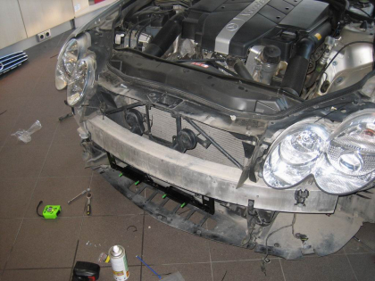 Εγκατάσταση Laser Jammer Blinder MX25 σε Mercedes SL500.