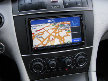 Εγκατάσταση Car Cinema και Navigation Kenwood DNX8220BT σε Mercedes SportsCoupe (W203).