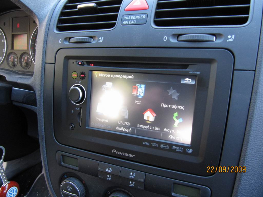 Εγκατάσταση Car Cinema Navigation Pioneer AVIC-F9110BT σε Volkswagen Golf