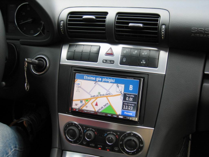 Εγκατάσταση Car Cinema & Navigation Kenwood DDX-8029 σε Mercedes C230 (W203).