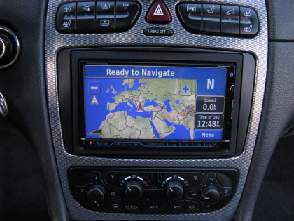 Εγκατάσταση Car Cinema και σύστημα πλοήγησης DNX8220BT σε Mercedes CLK 200 W208.