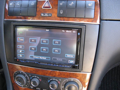 Εγκατάσταση Car Cinema & Navigation Kenwood DNX8220BT σε Mercedes C200 (W209).