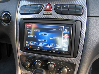Εγκατάσταση Car Cinema Navigation Kenwood DNX7200 σε Mercedes CLK 240 (W209),