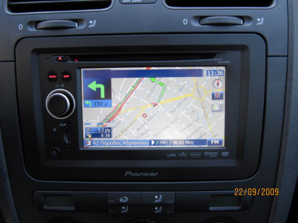 Εγκατάσταση Car Cinema Navigation Pioneer AVIC-F9110BT σε Volkswagen Golf