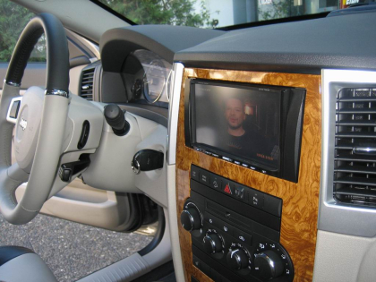 Grand Cherokee 2008 Car Cinema Navigation Kenwood DNX 7200.