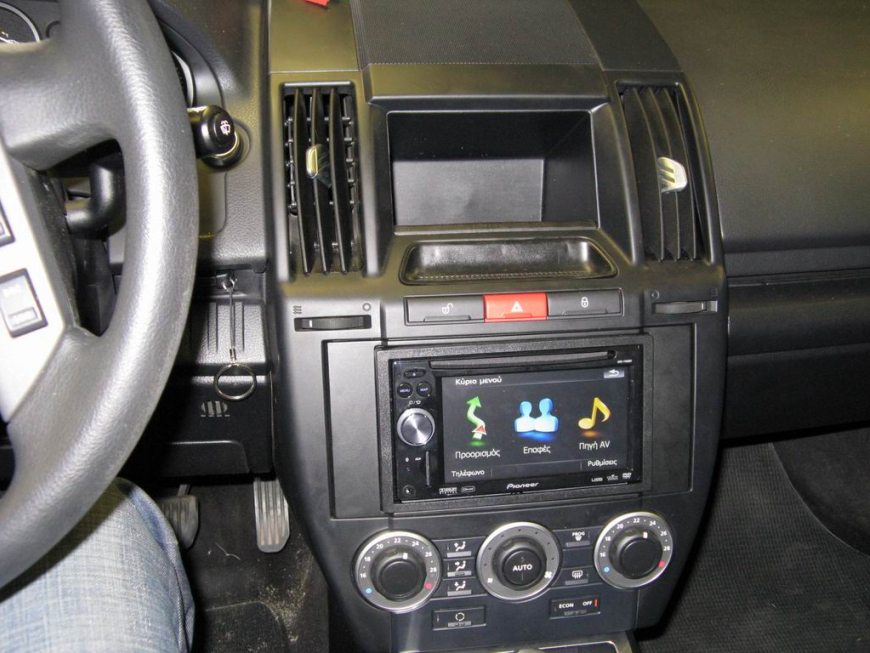 Εγκατάσταση NavGate Pioneer AVIC-F900BT Navigation & Car Cinema σε Land Rover Freelander 2.