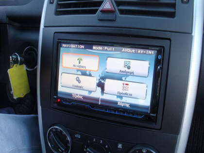 Εγκατάσταση Car Cinema & Navigation με κεντρική μονάδα Kenwood DDX8022BT και ενσωμάτωση Navibox σε Mercedes GL 500.
