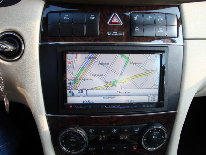 Εγκατάσταση Car Cinema Kenwood DDX8022BT σε Mercedes CLK 200 (W209 Face Lift).