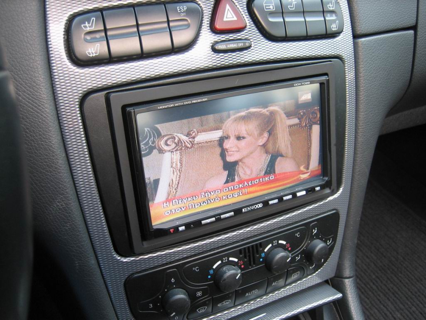 Εγκατάσταση Car Cinema και σύστημα πλοήγησης Kenwood DDX7029 σε Mercedes CLK 200 W208.