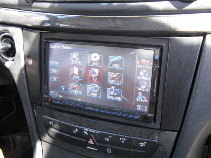 Εγκατάσταση Car Cinema Kenwood DNX-8220BT σε Mercedes E200 (W211).